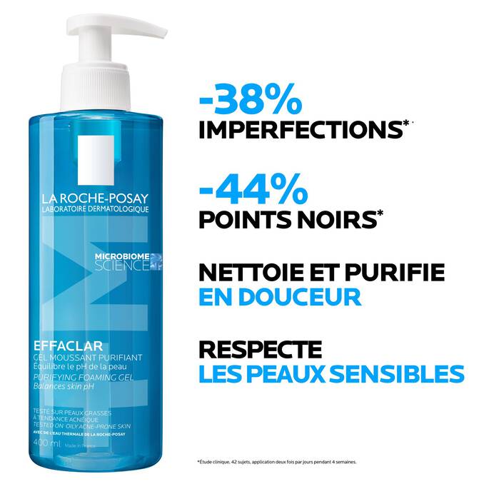 EFFACLAR GEL MOUSSANT - La Roche posay